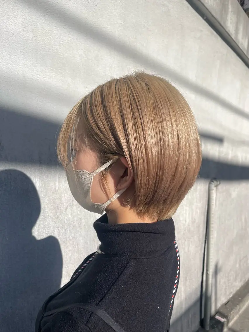 ショートボブ💕カットカラー無料❣️の写真