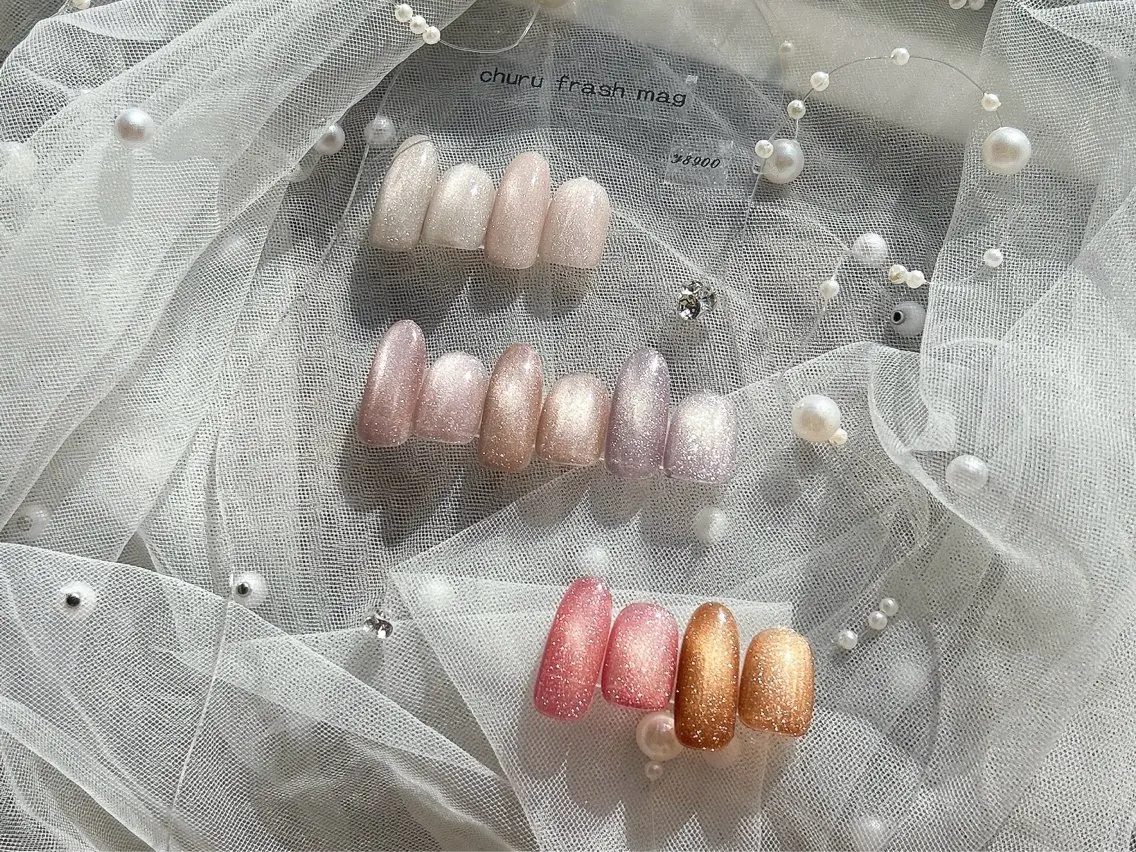 [当日限定]🫧フラッシュマグネットネイル🫧【オフ込み】の写真