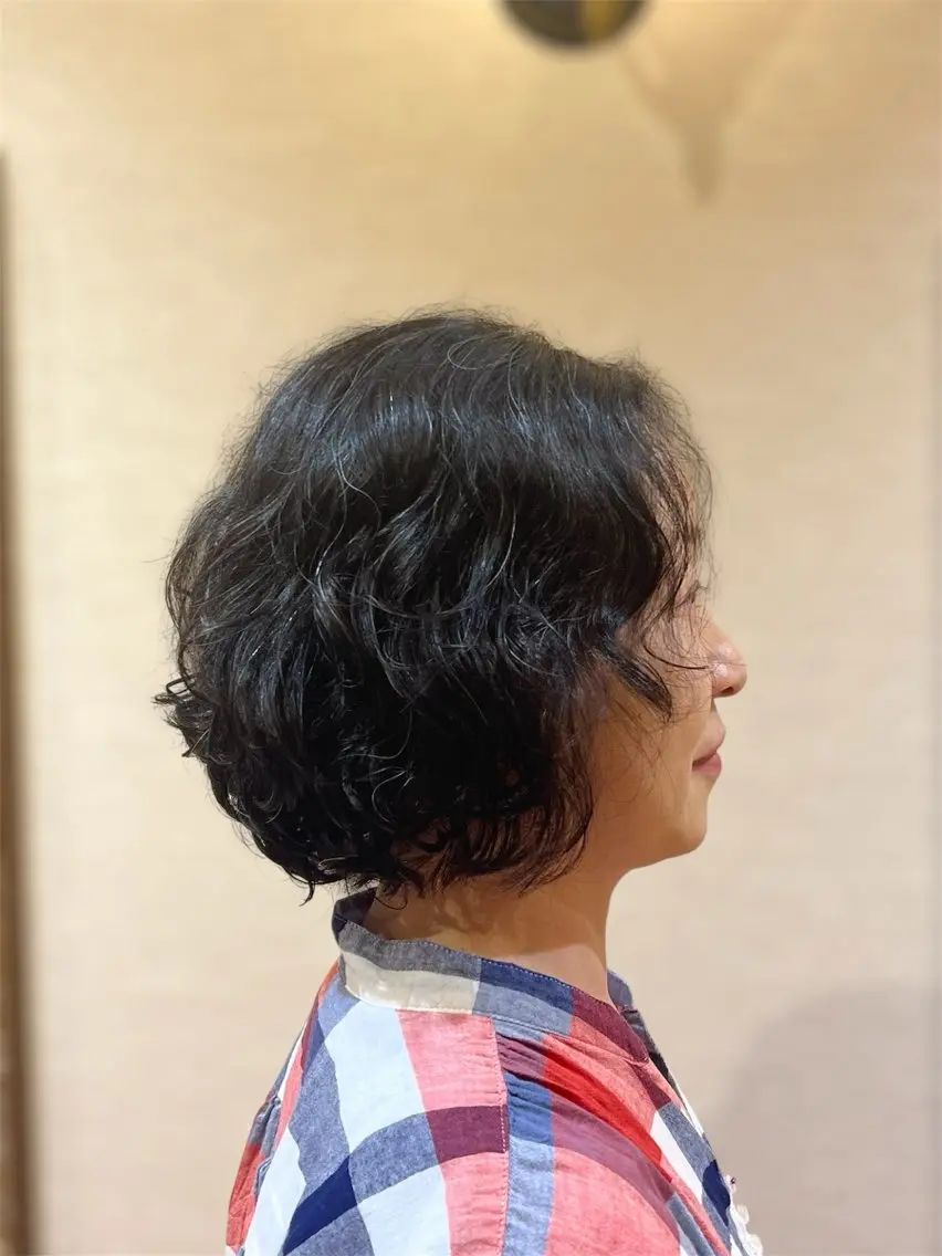 ショート パーマ 遠藤蒼汰 カットモデル募集中のヘアスタイル