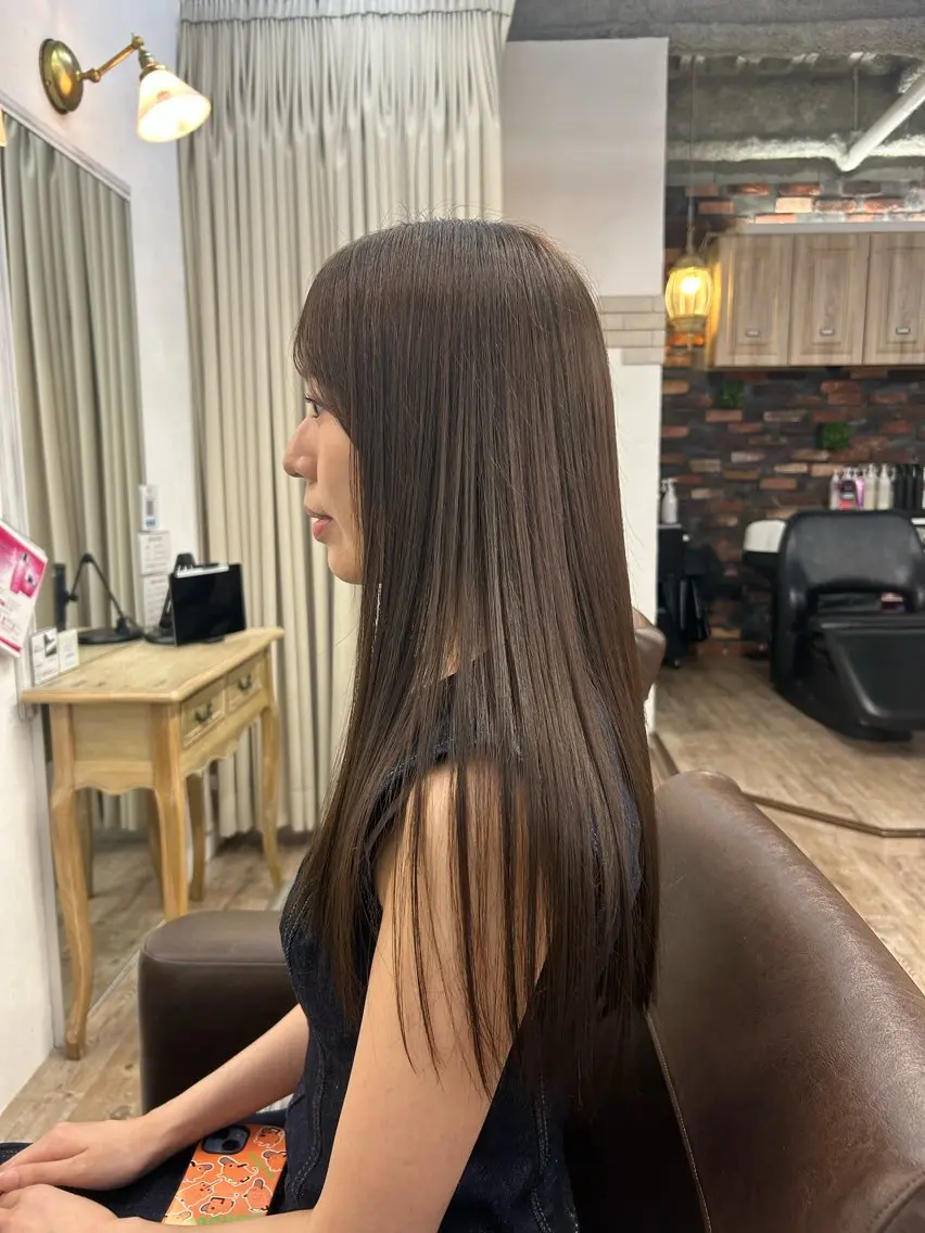 ロング 清水 颯人のヘアスタイル