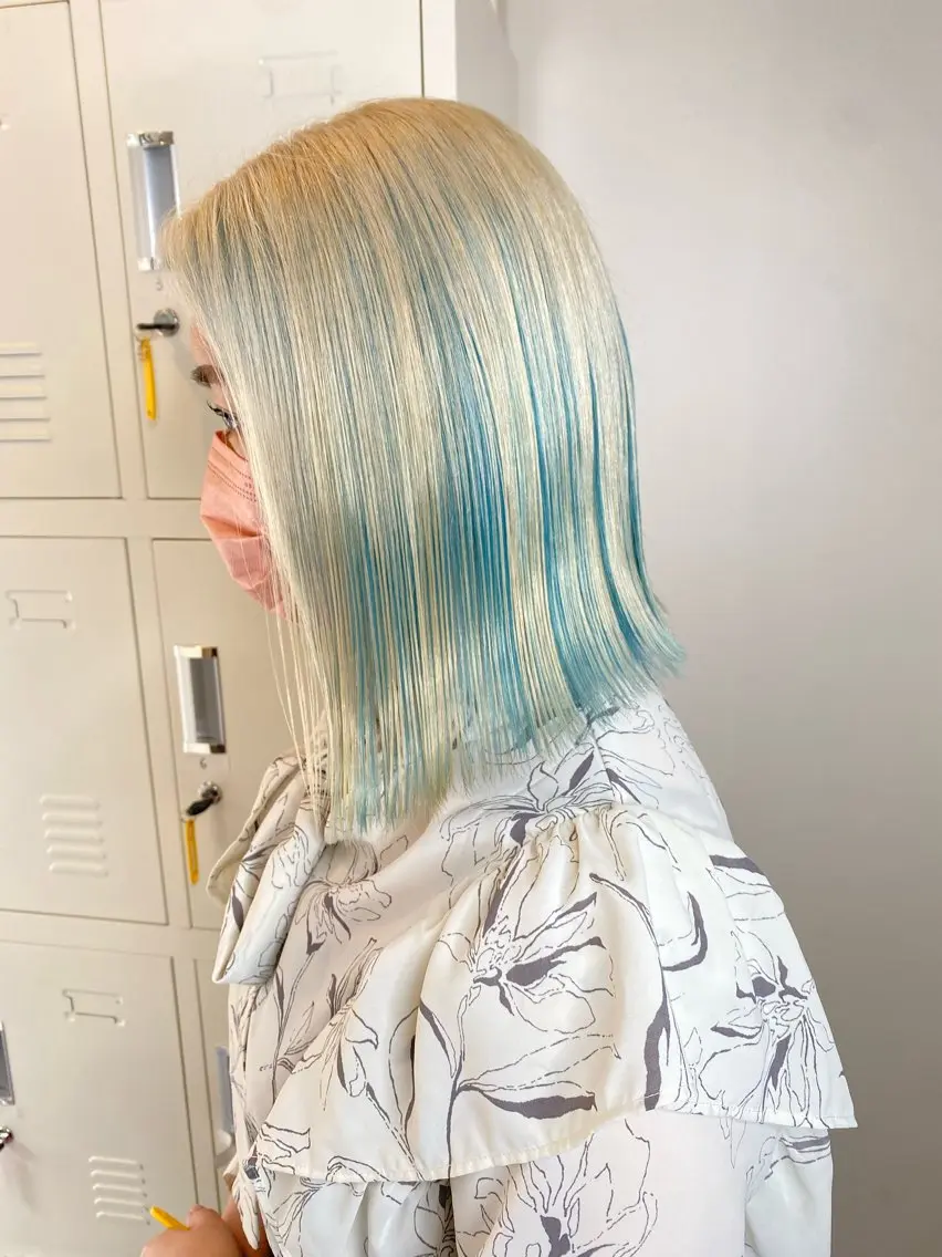ショート ヘアカラー トリートメント Toshiki大宮 🌈ハイトーン🌈のヘアスタイル