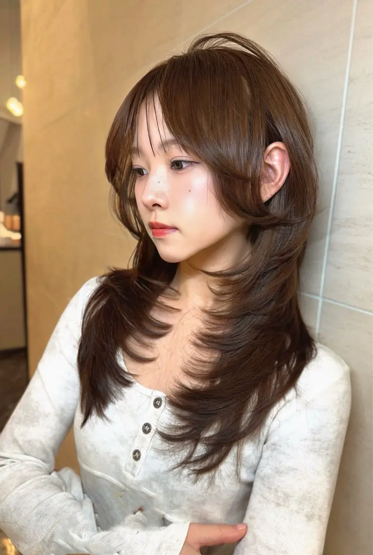 ロング カラー カット ヘアカラー トリートメント 色気ヘア💄 TAKAHIROのヘアスタイル