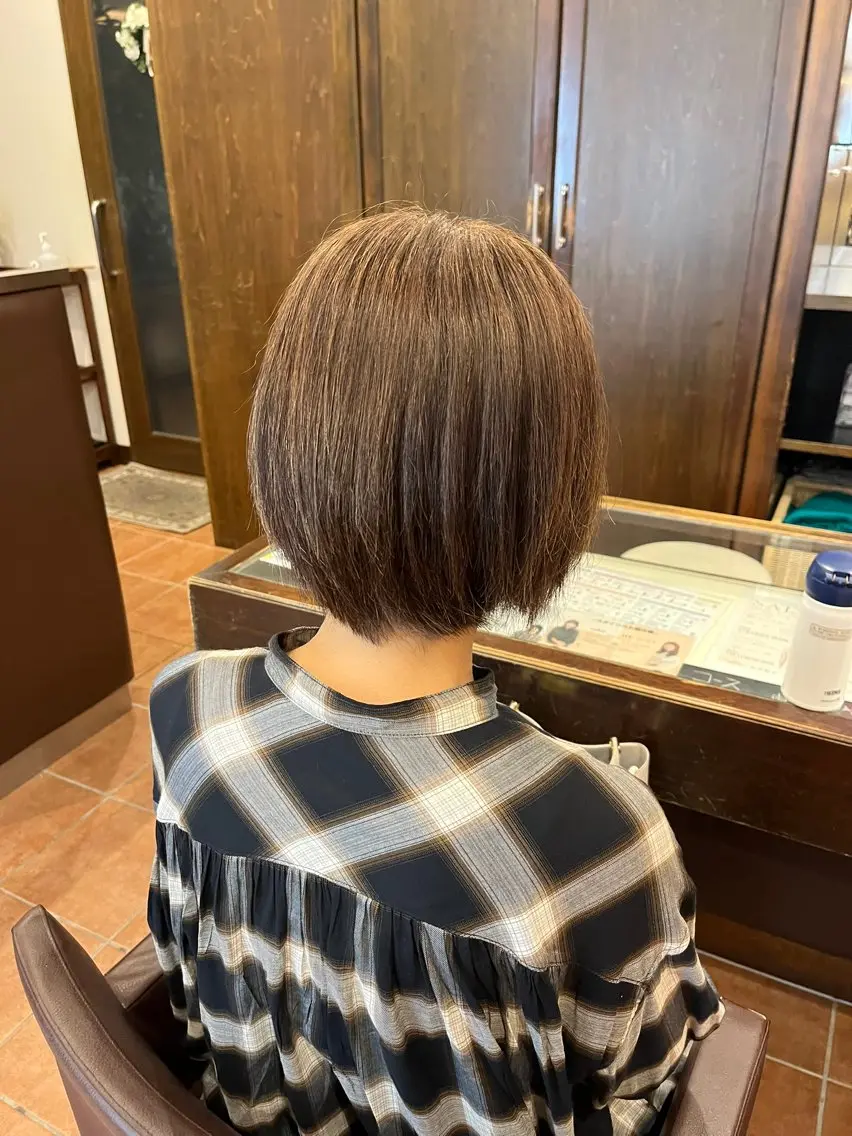 ショート トリートメント カット 城内 心優のヘアスタイル