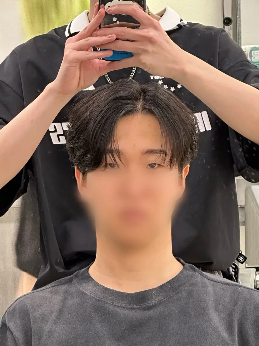 メンズ カット ヘアセット 岡部 琉斗のヘアスタイル