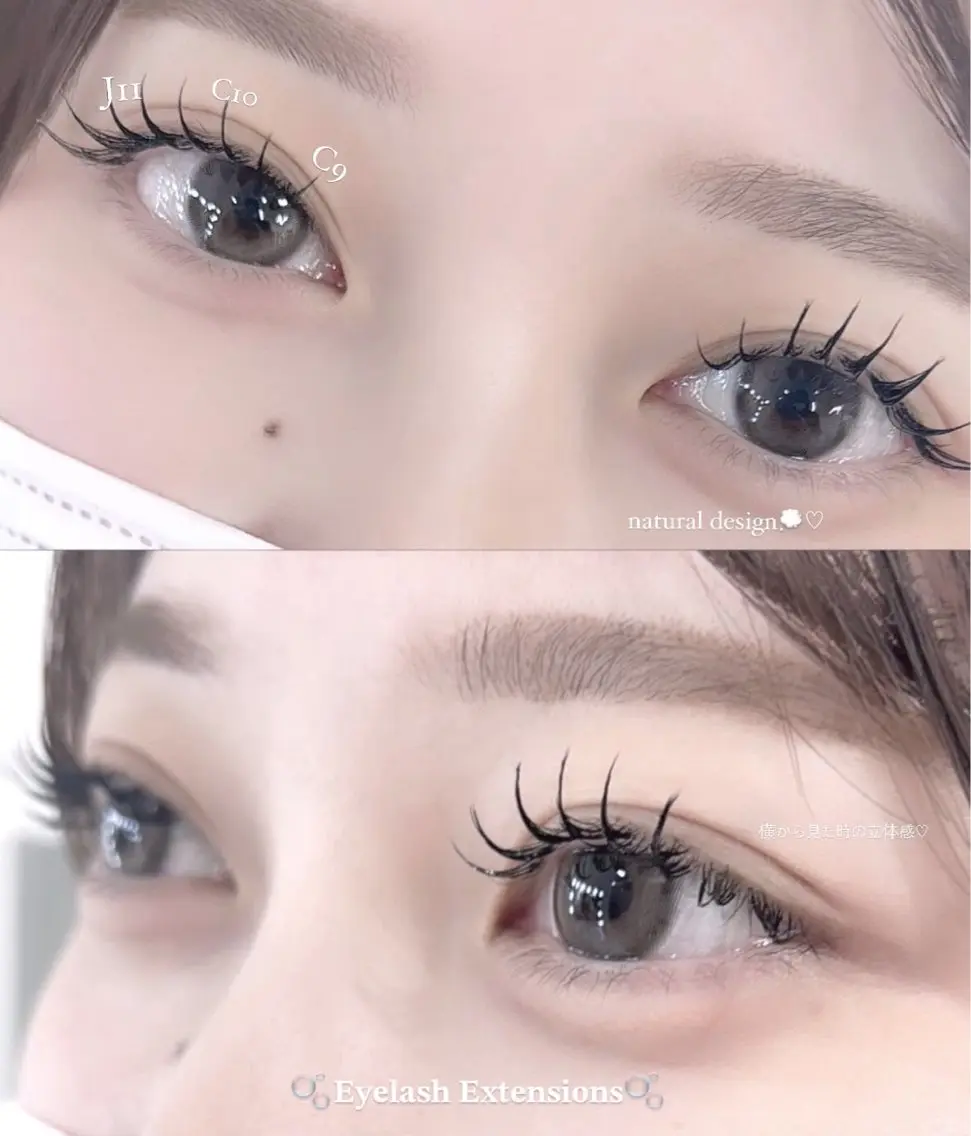 マツエク・マツパ Eyelist | Noa🎀🩶のマツエク・マツパデザイン