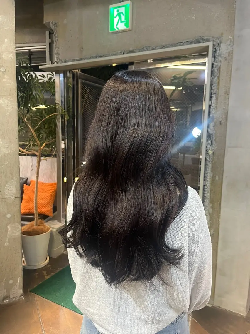 カラー ブラウンカラー ダークブラウン 柴田蓮太朗 [トーンアップ]のヘアスタイル