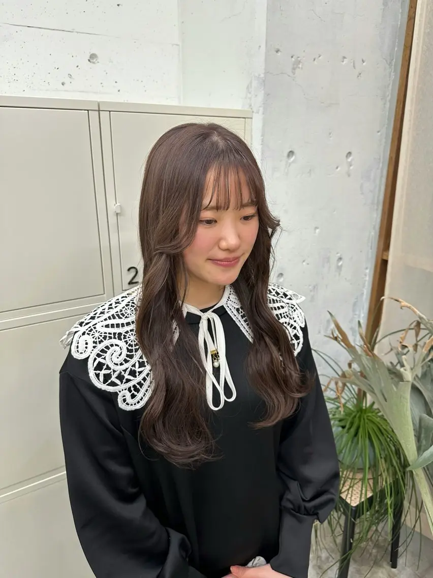 ロング カラー ヘアカラー MUKU ひかるのヘアスタイル