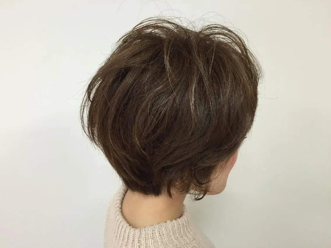 ショート カラー ショートヘア 西川 敏夫のヘアスタイル
