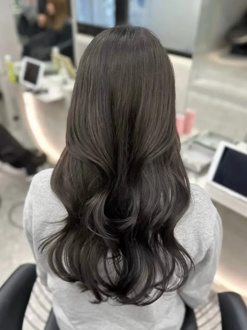 カット&ブリーチなしダブルカラー&バイカルテ髪質再生4stepトリートメントの写真