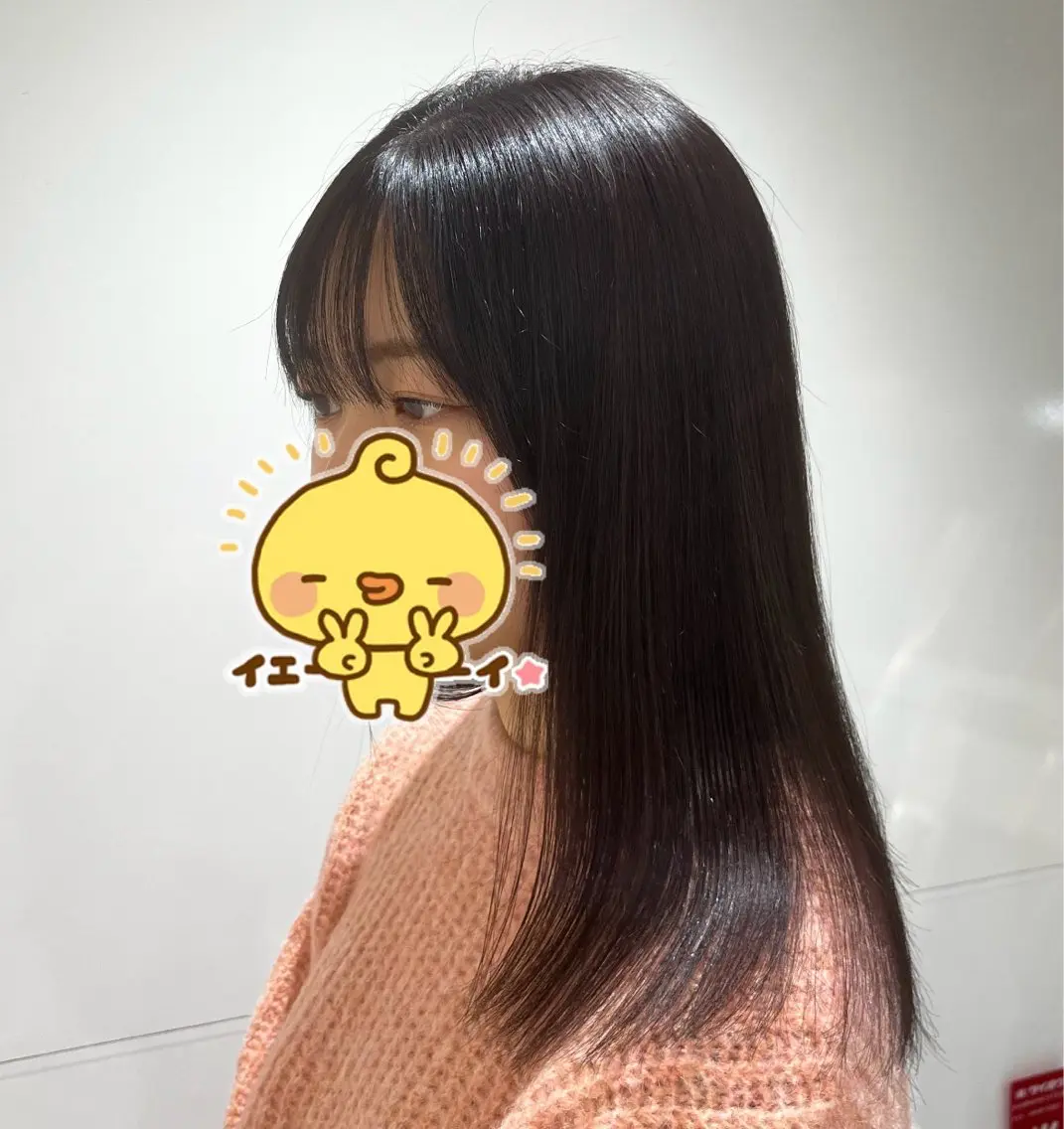 カラー ブラウンカラー パープルブラウン ヘアカラー 間島 叶のヘアスタイル