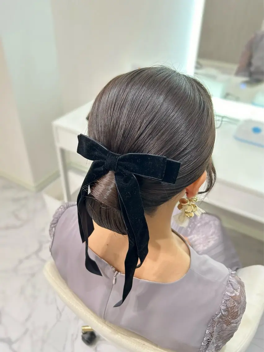 ロング ヘアセット専門店 Rのヘアスタイル
