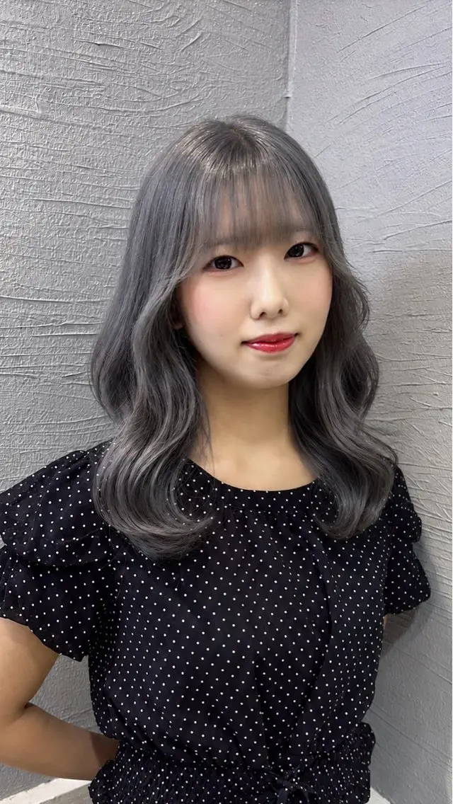 ロング カラー ヘアカラー トリートメント 天神ハイトーン/ GiseL.さくらのヘアスタイル