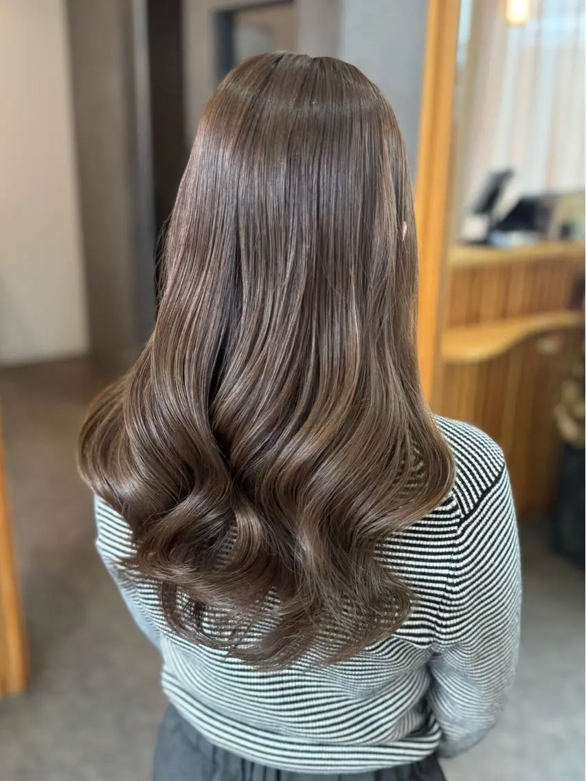 ロング カラー トリートメント ヘアカラー トリートメント 髪質改善/縮毛矯正/ 艶髪/こたろうのヘアスタイル