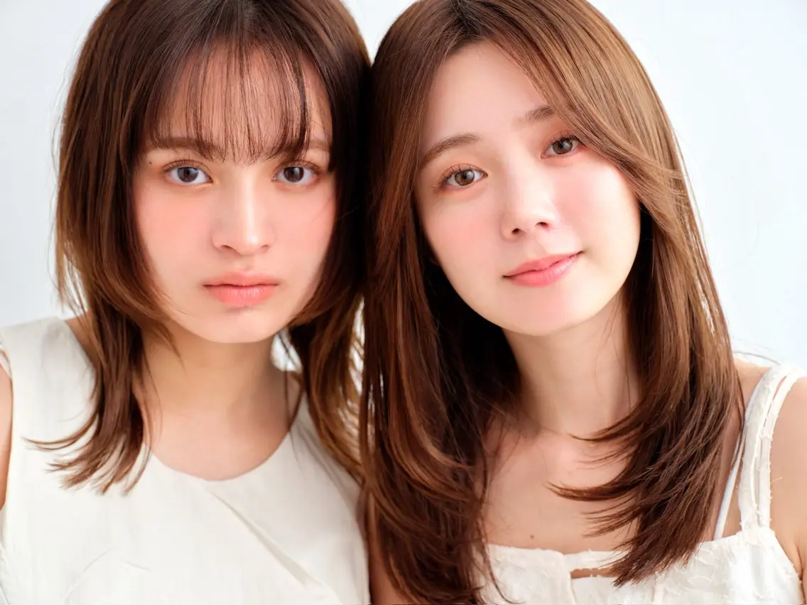 ロング カラー manarino マリのヘアスタイル