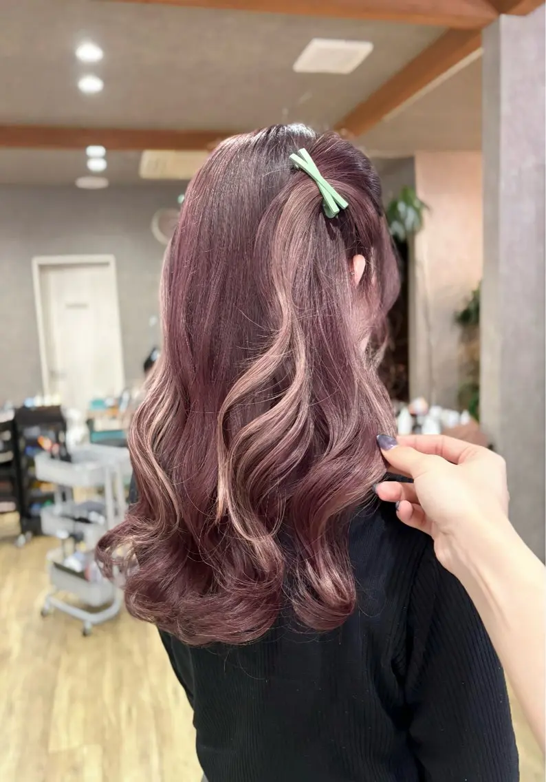 カット＋ケアカラー＋トリートメント＋プチスパつきの写真