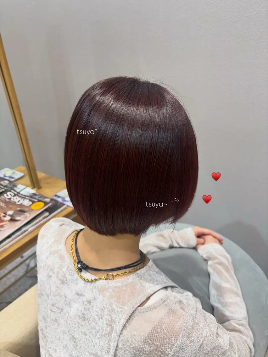 ミディアム ヘアカラー セト ナツミのヘアスタイル