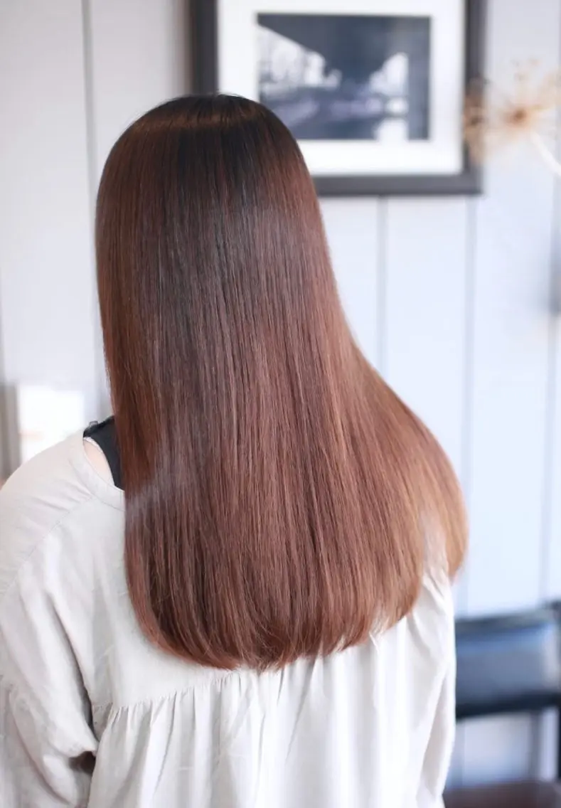ロング カラー カット ヘアカラー トリートメント 大西 カズマのヘアスタイル