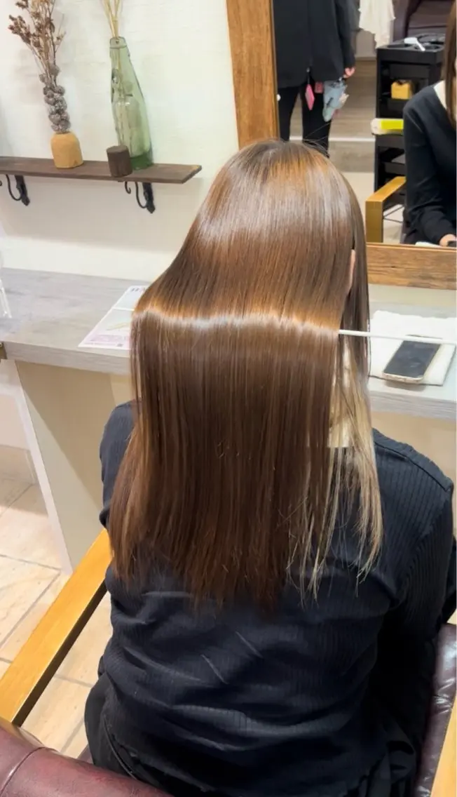 ロング 髪質改善 トリートメント 縮毛矯正✨ ななつのヘアスタイル
