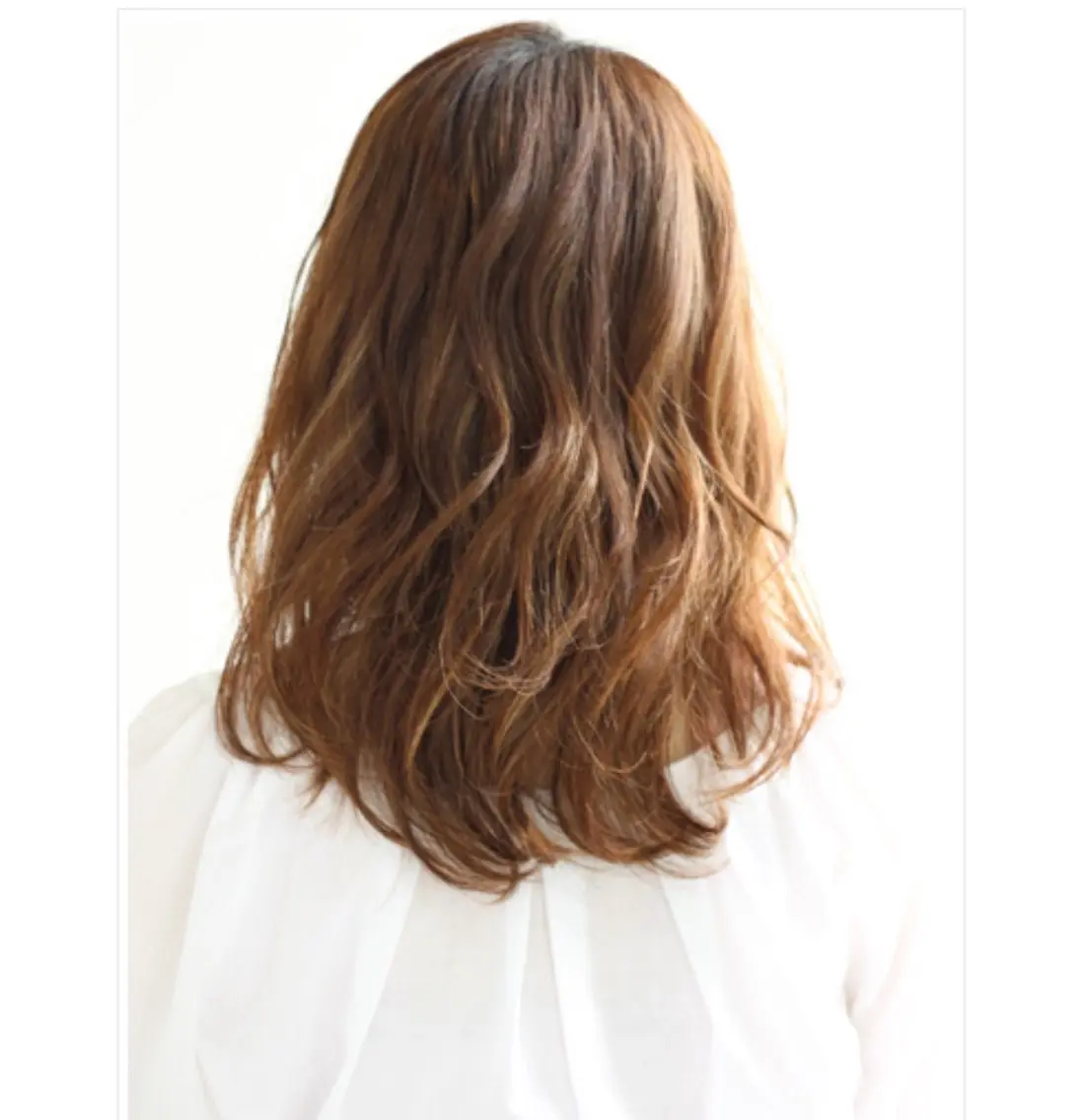 ミディアム カラー パーマ LOOP 佐藤のヘアスタイル