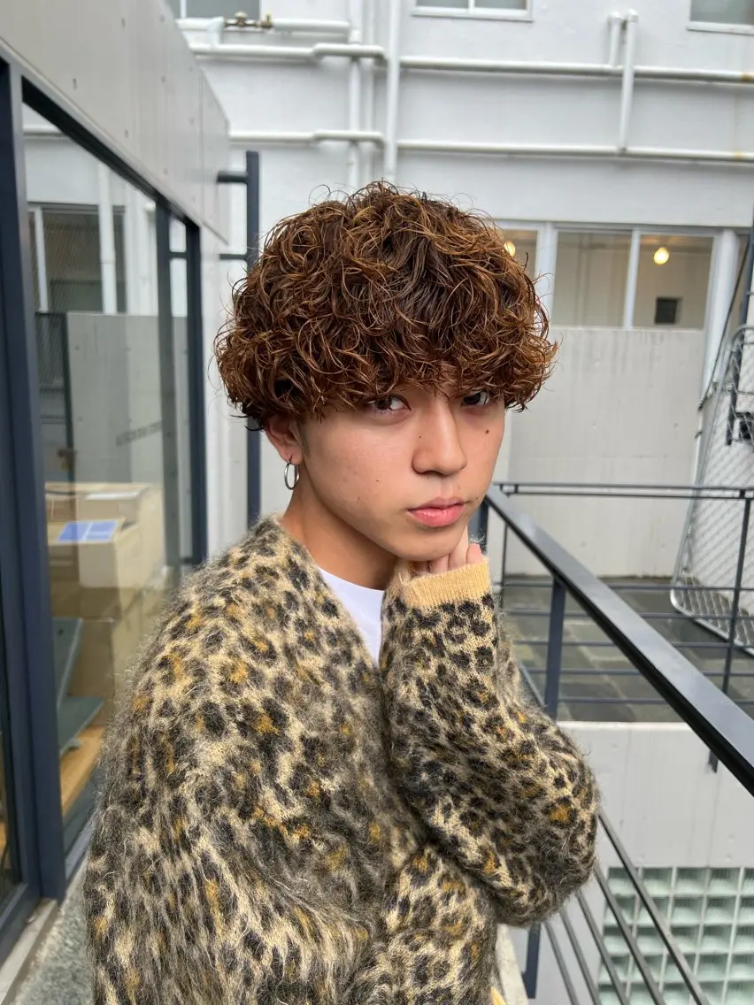 パーマ カット パーマ 八原 良来のヘアスタイル