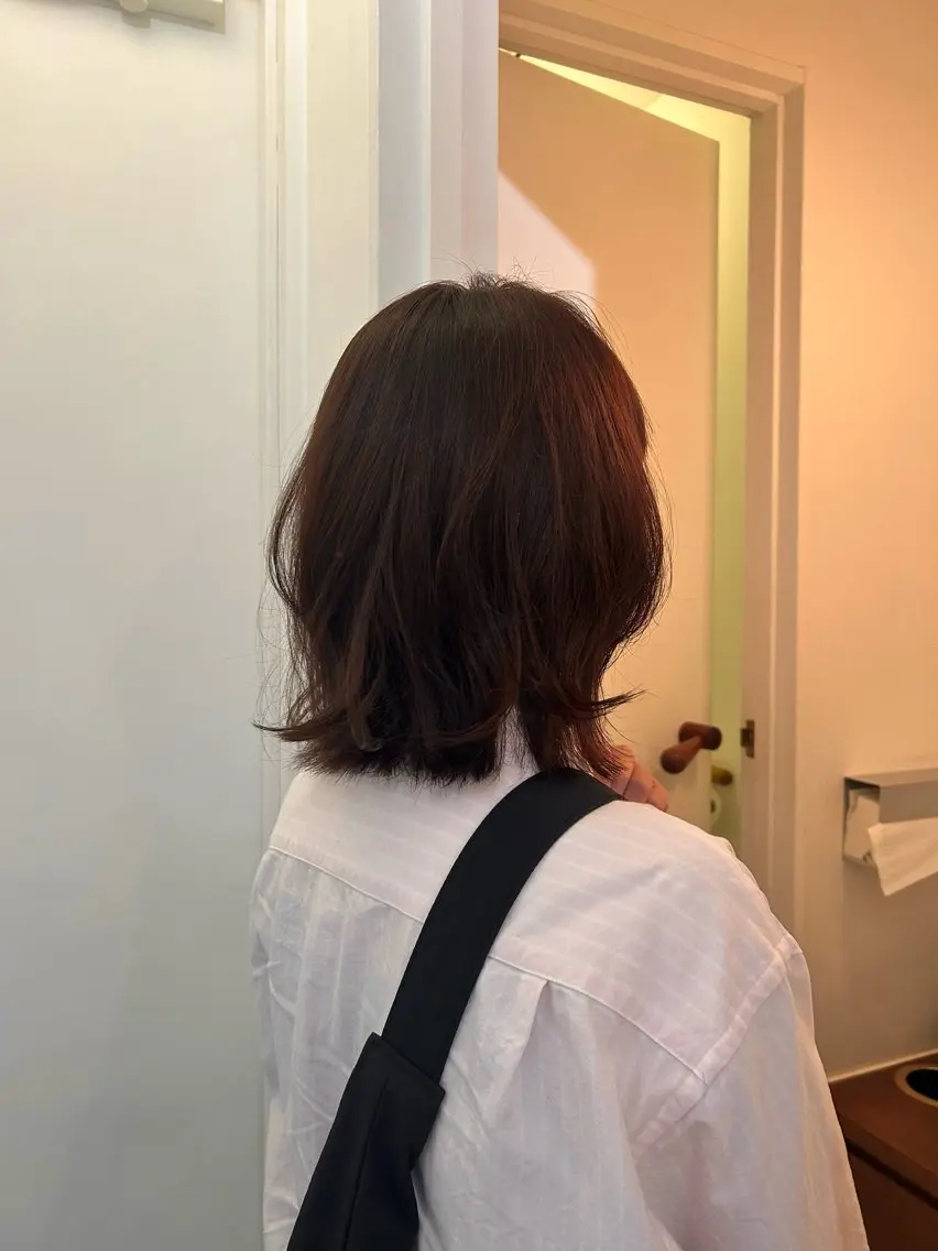 ミディアム ヘアカラー トリートメント ヘッドスパ 🪷上品/アンニュイ /似合わせ🫧菜々子のヘアスタイル