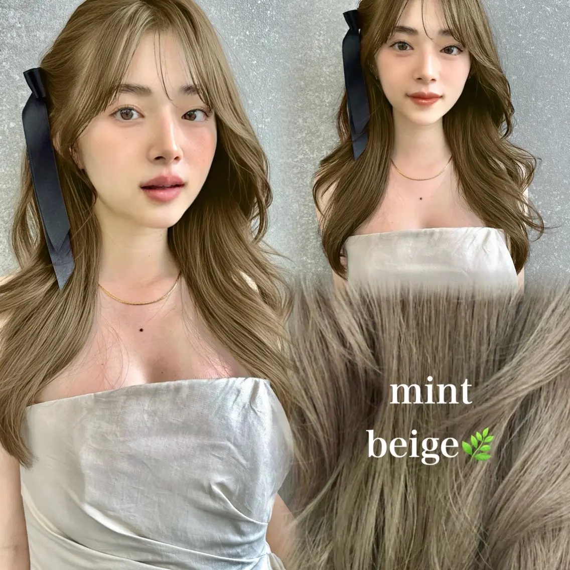 ロング 顔周りカット レイヤーカット 縮毛矯正 カット ヘアカラー トリートメント 本田 奈穂美のヘアスタイル