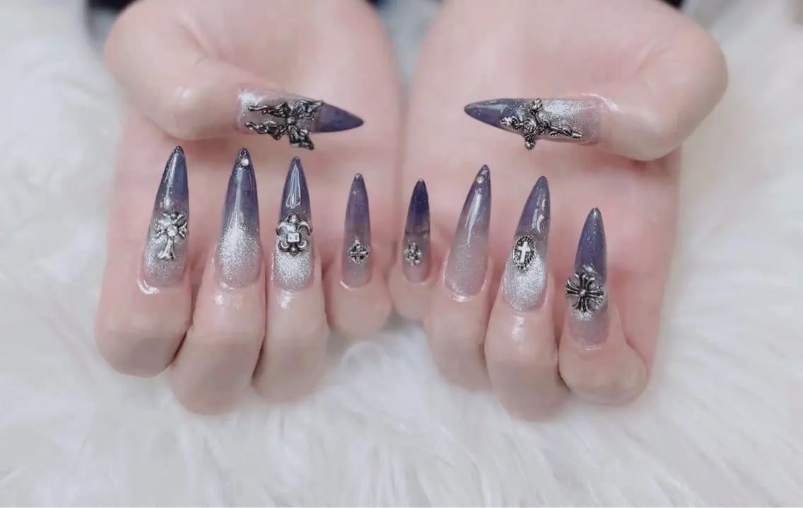 ネイル アートネイル フレンチネイル 韓国ネイル 持ち込み ワンホンネイル ハンドネイル Lenie Nailsのネイルデザイン