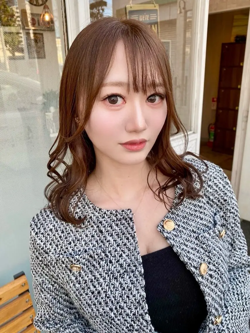 ロング カット ヘアカラー トリートメント 🍭透明感カラー 志賀拓海🍬🌈のヘアスタイル