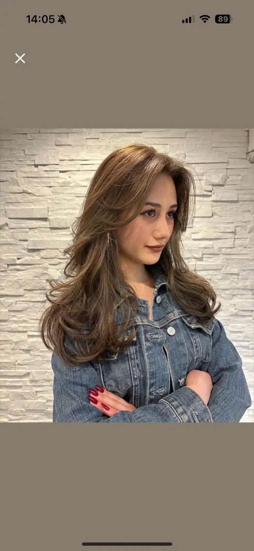 ミディアム カラー 鵜澤 想来のヘアスタイル