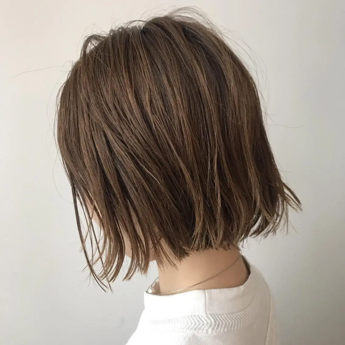 ショート カラー アッシュ ベージュカラー 透明感カラー パーマ×ウルフカット koya☆のヘアスタイル