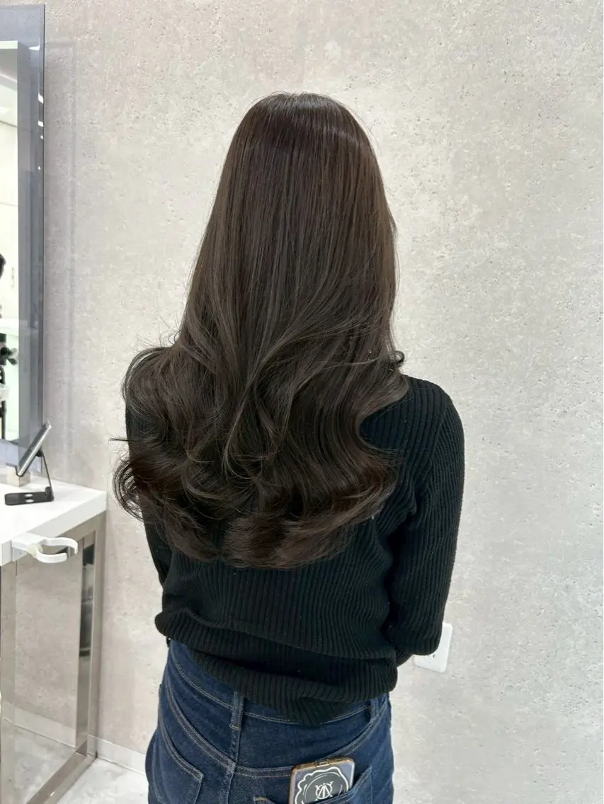 ロング カラー ヘアカラー 🍀ブラウンベージュ sakura🍀のヘアスタイル