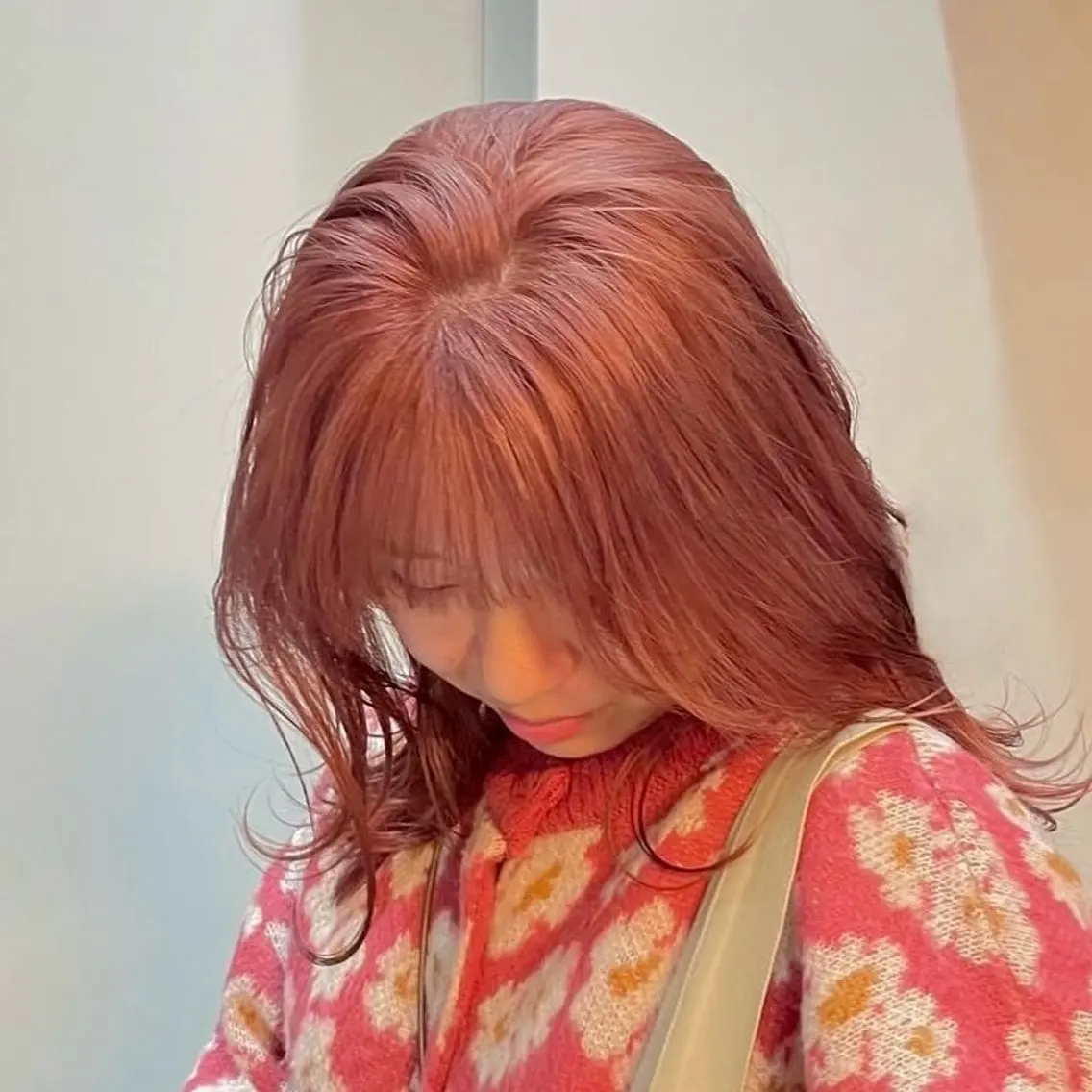 ミディアム カラー カット ヘアカラー トリートメント ブリーチ/レイヤー 艶カラー💫チャンのヘアスタイル