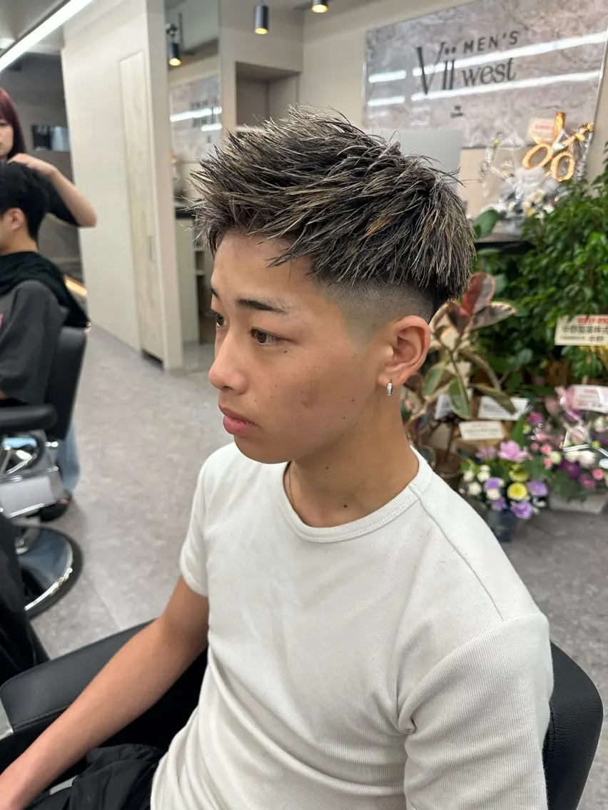 カラー メンズ 大宮/海外風パーマ 🇺🇸隼也🇪🇸のヘアスタイル