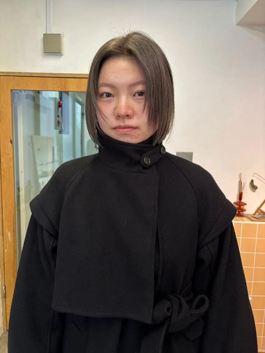 ショート カラー カット ヘアカラー トリートメント sakura🌸 レイヤー/韓国ヘアのヘアスタイル