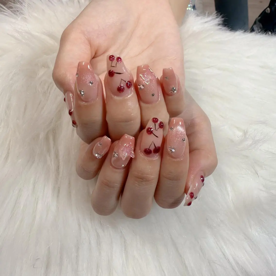 ネイル ハンドネイル 🎀nana🫧 ワンホンネイル🎀のネイルデザイン