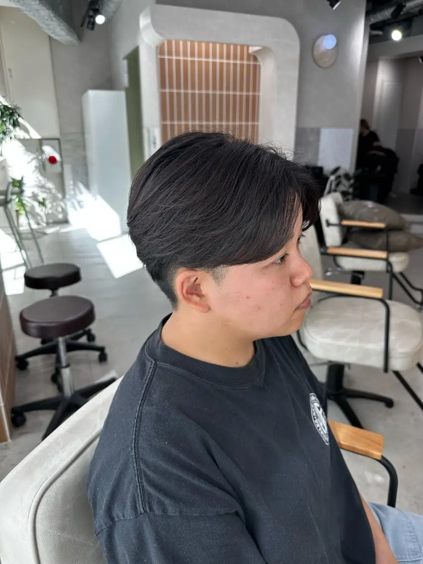 女性目線の好印象ヘアによるメンズカット+シャンプーの写真