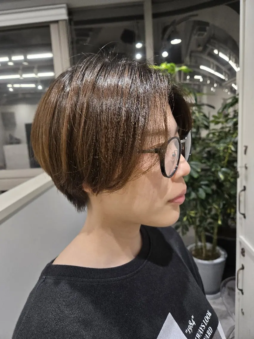 ショート ハンサムショート ショートヘア ショート/ボブ/中村 遥香 🧸🤍のヘアスタイル