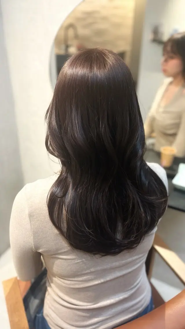 ロング カラー ヘアカラー ANJU/上品カラー /似合わせカラー💖のヘアスタイル