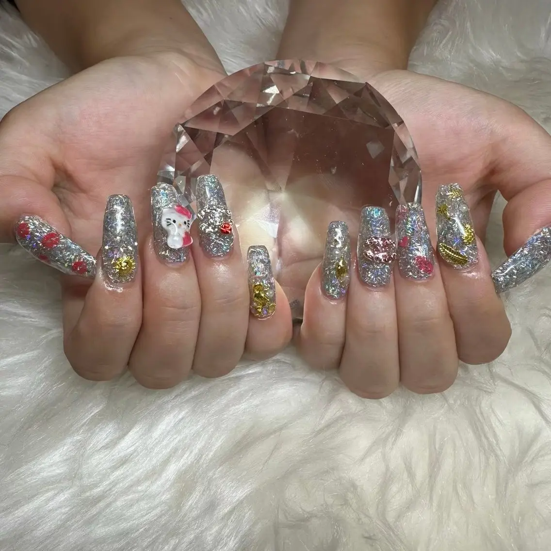 ネイル ハンドネイル 🎀Luana nail🧸‪♡⸝*のネイルデザイン