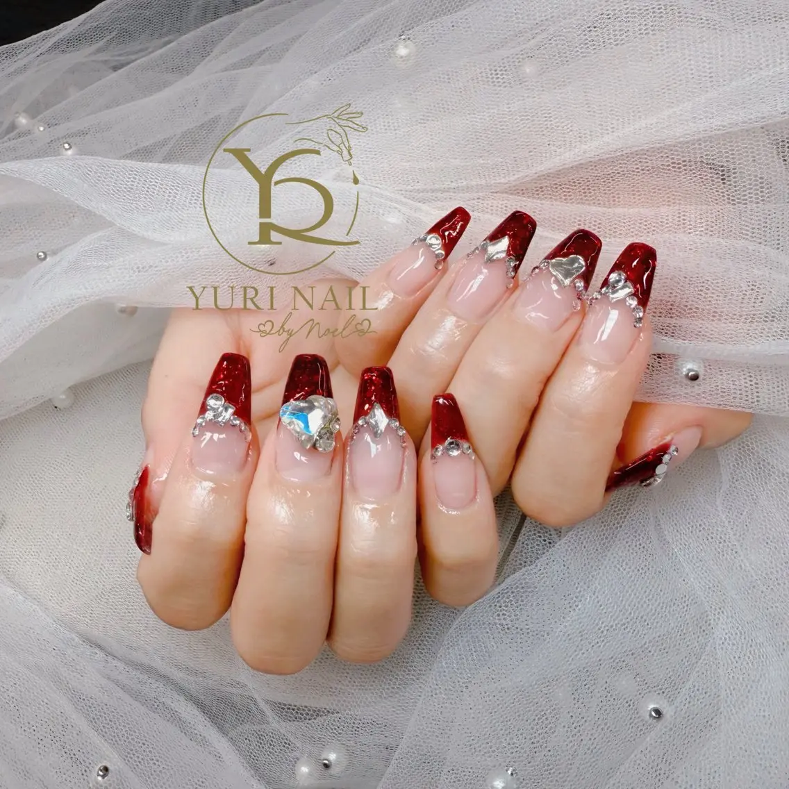 ネイル チークネイル フットネイル 韓国ネイル ニュアンスネイル オフィスネイル ハンドネイル フットネイル ハンドケア YURI Nail NARITAのネイルデザイン