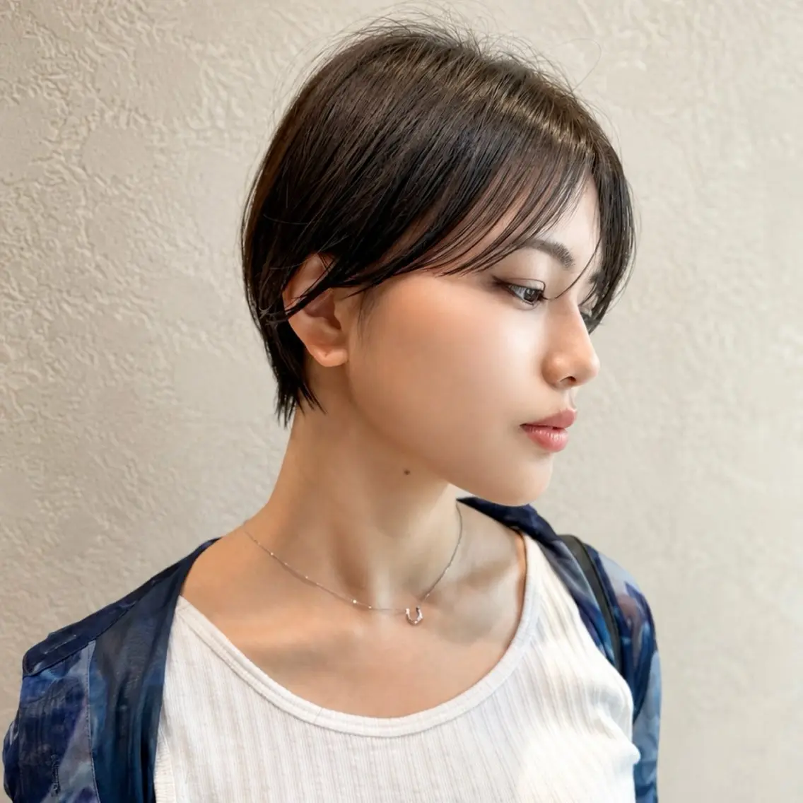 ショート レイヤー|縮毛矯正 |韓国ボブ|岡田洸太のヘアスタイル