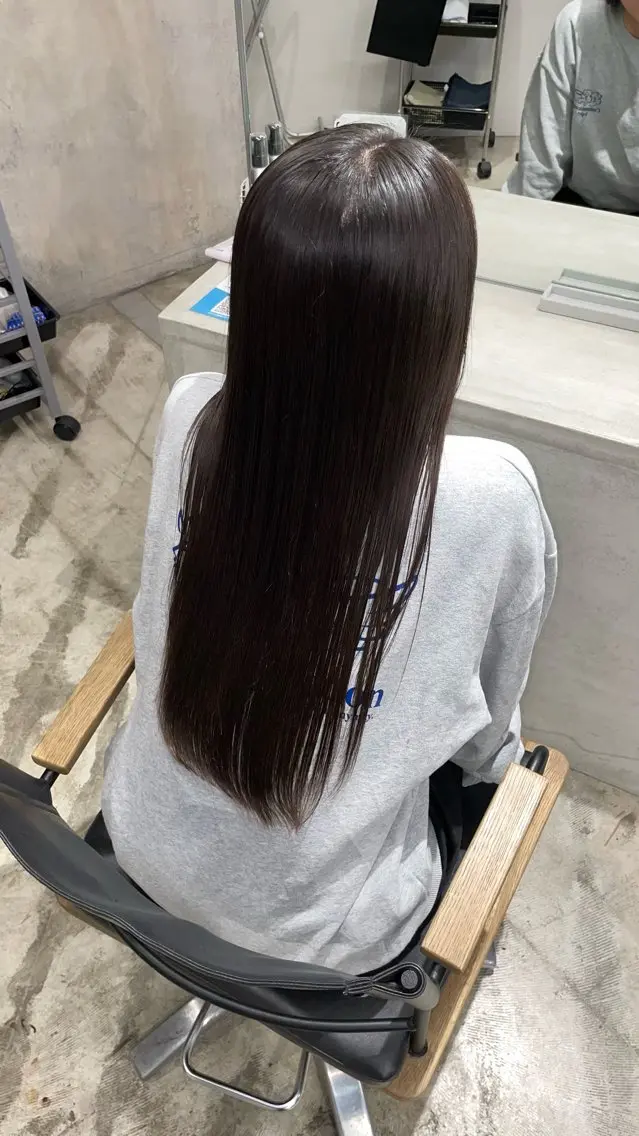 ロング カラー 似合わせカット 山本 彩美香のヘアスタイル