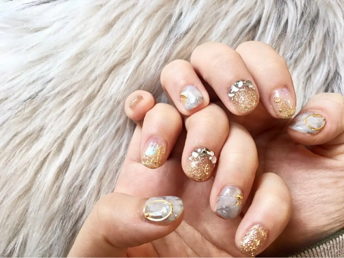 ショート ネイル 持ち込み el. by Aoのネイルデザイン