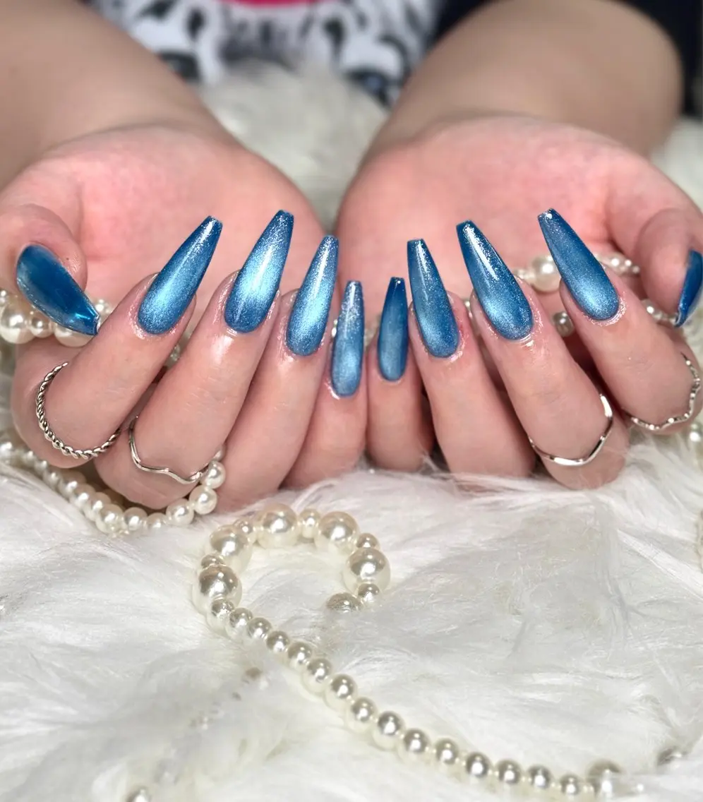 【長さ出し】ワンカラー/マグネット/フラッシュ/ラメ➡︎2個パーツプレゼント🎁の写真