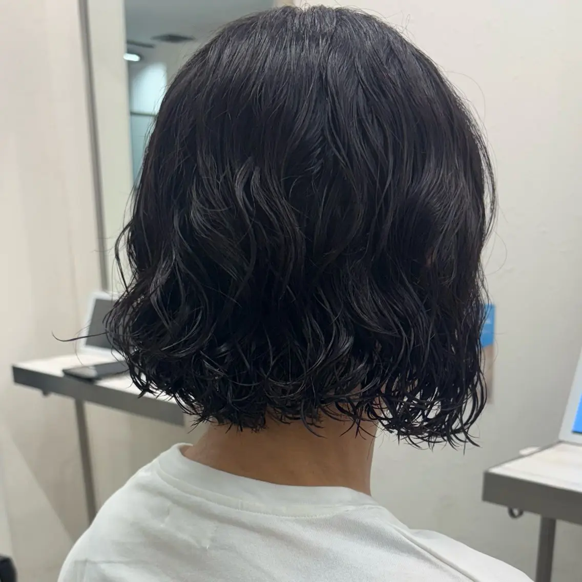 ショート パーマ 髪質改善ストレート /暖色カラー🎀🪞のヘアスタイル