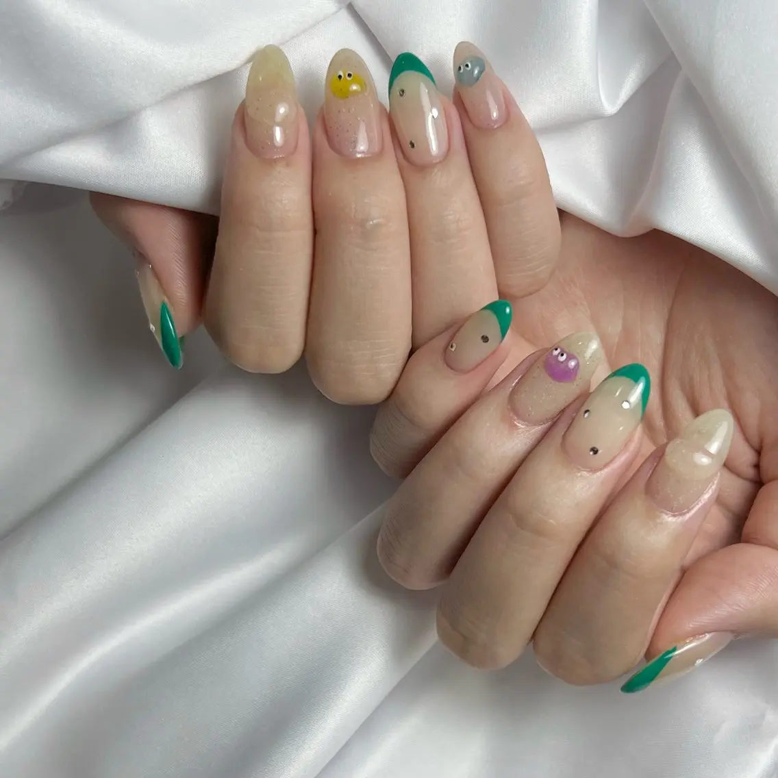 ネイル フットネイル ジェルネイル ニュアンスネイル ワンカラーネイル ワンホンネイル Kanna Yuki カンナユキのネイルデザイン