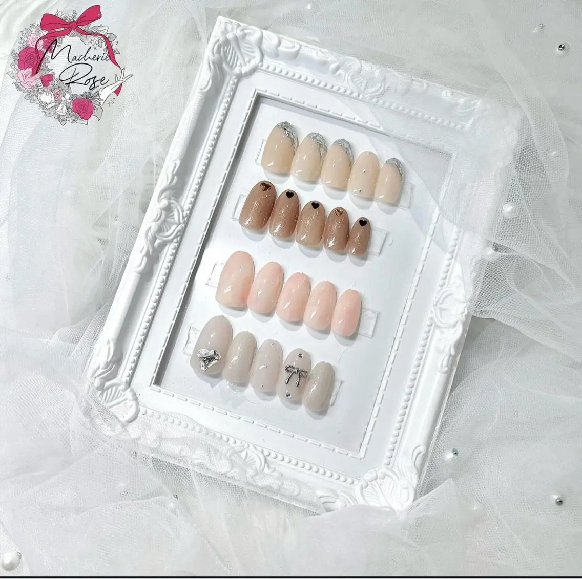 ネイル Macherie Rose Jrのネイルデザイン