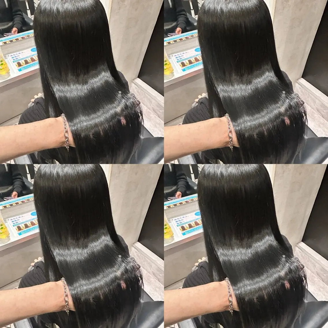 ロング カラー 艶髪×透明感カラー もかのヘアスタイル