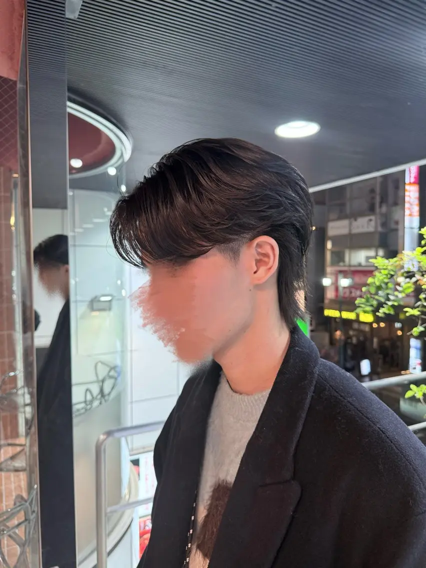 ミディアム ミディアムパーマ カット パーマ アキト🌙 メンズ特化🔥のヘアスタイル
