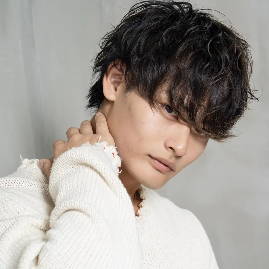 メンズ パーマ マッシュ メンズパーマ 縮毛矯正 ニュアンスパーマ SOURCE天王寺/ ヘアケア/艶カラー✨のヘアスタイル